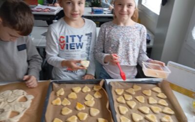 Martinsherzen gebacken